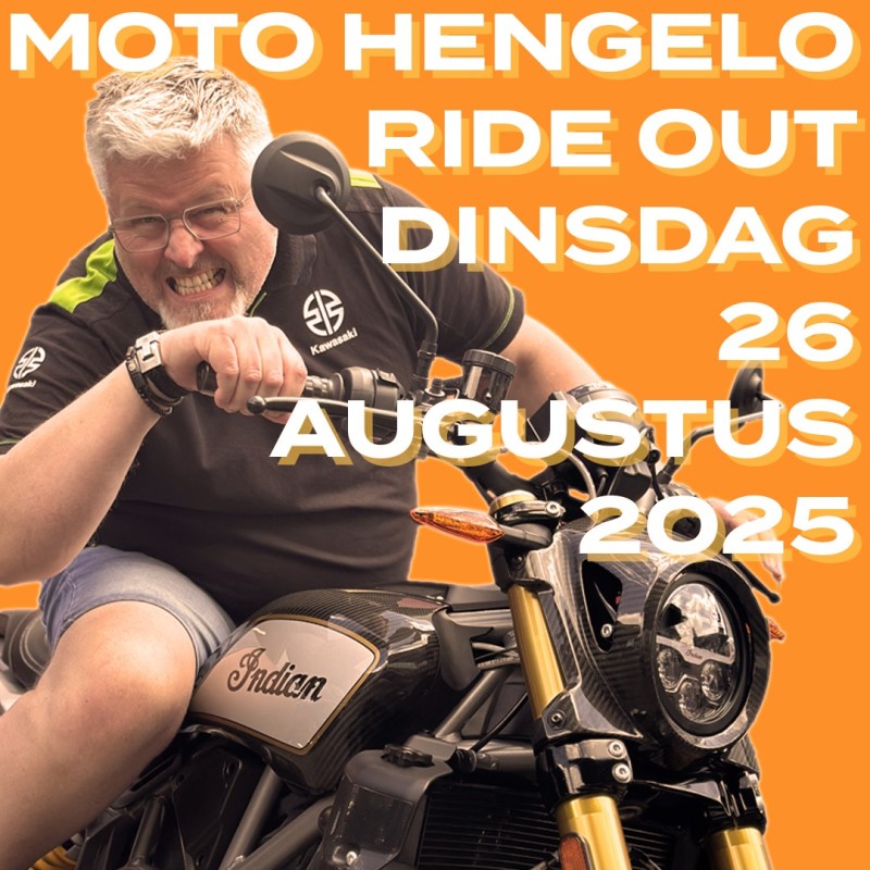Ride Out dinsdag 26 augustus 2025