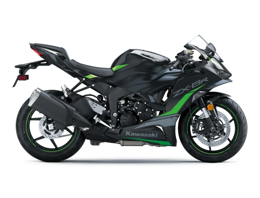 Kawasaki Ninja ZX-6R Ebony / Metallic Flat Spark Black