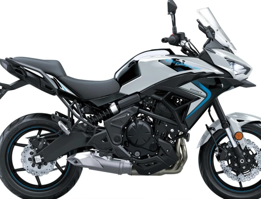 Kawasaki Versys 650 Pearl Robotic White / Metallic Spark Black