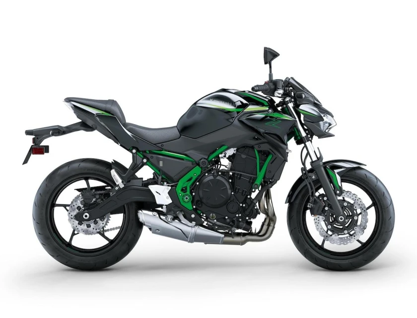 Kawasaki Z650 Metallic Spark Black / Green