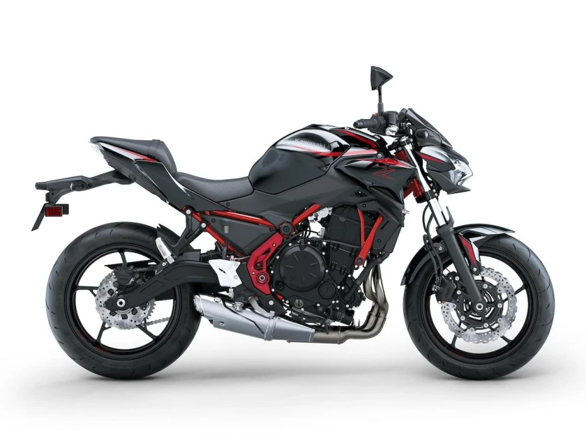 Kawasaki Z650 Metallic Spark Black / Red