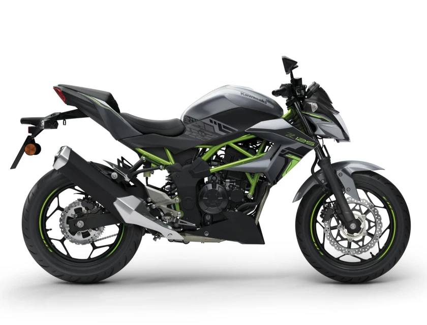 Kawasaki Z125 Metallic Matte Graphenesteel Gray / Metallic Flat Spark Black