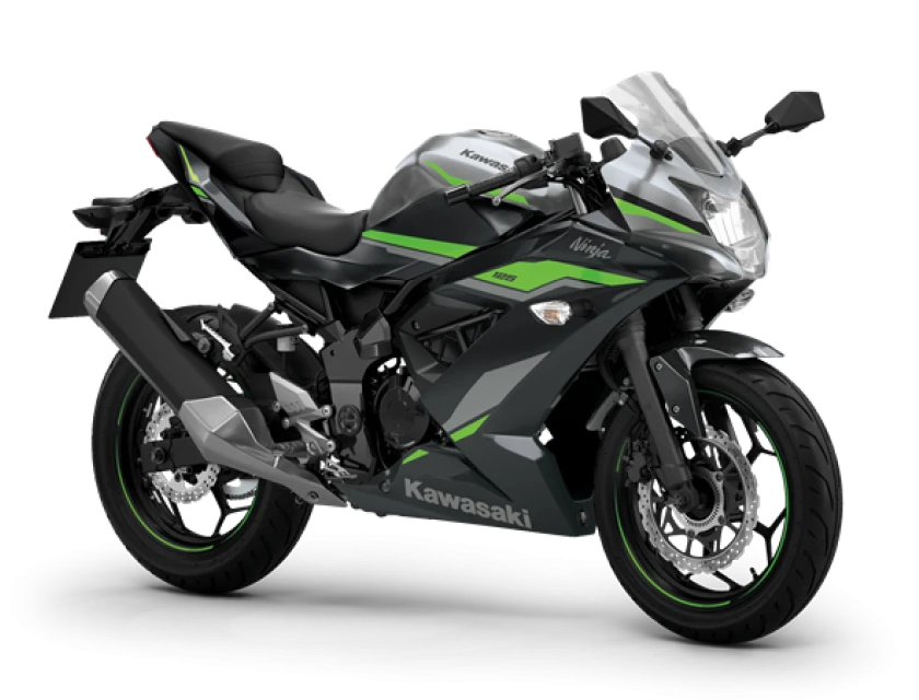 Kawasaki Ninja 125 Metallic Spark Black / Metallic Graphite Gray